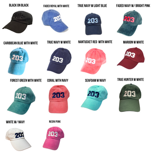 The 203's Classic Embroidered Baseball Cap