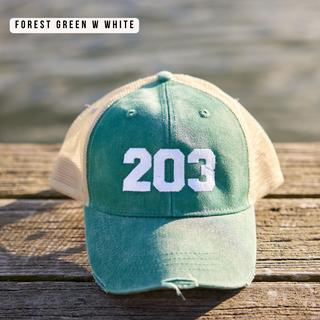 The 203's Embroidered Trucker Cap