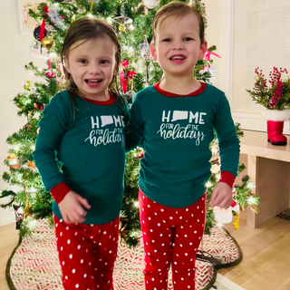 Home for the Holidays Kids PJ Set
