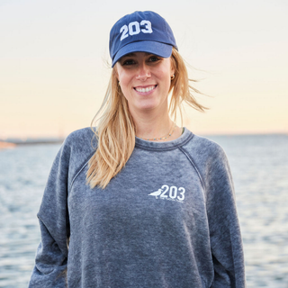 Acid Wash 203 East Coast Crewneck