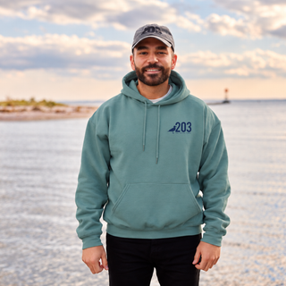 Classic 203 East Coast Hoodie - Coastal Green