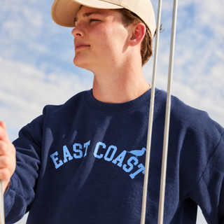Classic East Coast Navy Crewneck