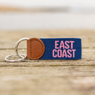 East Coast Needle Point Key Chain