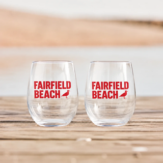 Fairfield Beach Acrylic Wine Glasses