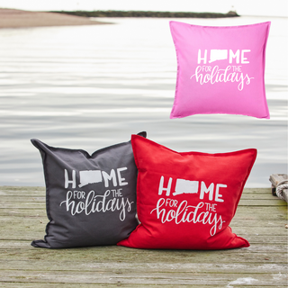 Home For The Holidays Throw Pillow