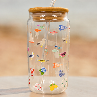 Coastal Icons Glass Tumbler