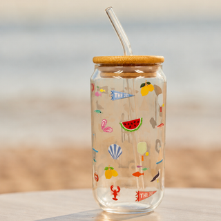 Coastal Icons Glass Tumbler