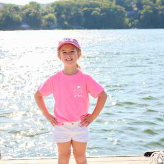 Youth Vintage Washed CT Local Tee Pink