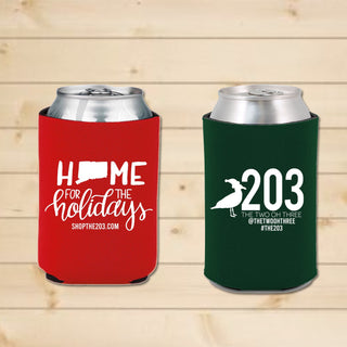 203 HOME for the Holidays Koozie