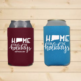 203 HOME for the Holidays Koozie